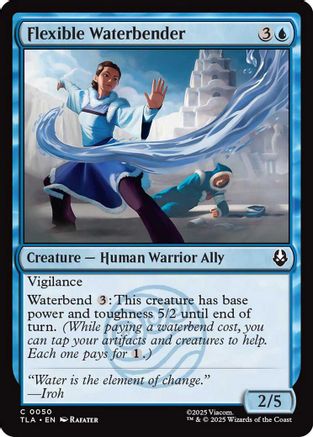 Flexible Waterbender  [Foil]  (TLA-050) - [Avatar: The Last Airbender] - Trinity Hobby