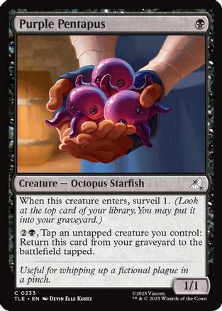 Purple Pentapus  [Foil]  (TLE-233) - [Avatar: The Last Airbender: Eternal-Legal] - Trinity Hobby