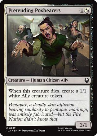 Pretending Poxbearers  [Foil]  (TLA-237) - [Avatar: The Last Airbender] - Trinity Hobby