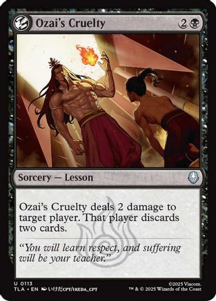 Ozai's Cruelty  [Foil]  (TLA-113) - [Avatar: The Last Airbender] - Trinity Hobby