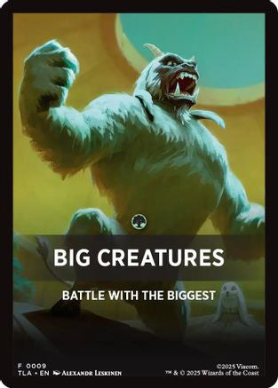 Big Creatures Theme Card  (TLA-009) - [Avatar: The Last Airbender] - Trinity Hobby