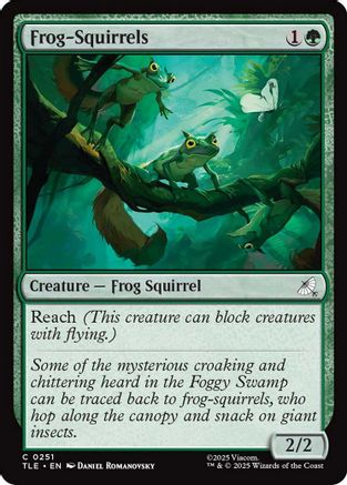 Frog-Squirrels  [Foil]  (TLE-251) - [Avatar: The Last Airbender: Eternal-Legal] - Trinity Hobby