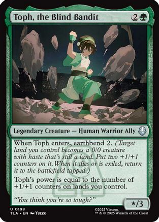 Toph, the Blind Bandit  (TLA-198) - [Avatar: The Last Airbender] - Trinity Hobby