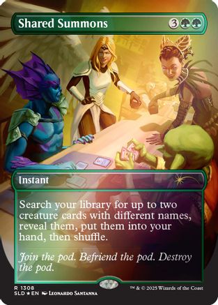 Shared Summons  [Foil]  (SLD-1308) - [Secret Lair Drop Series] - Trinity Hobby
