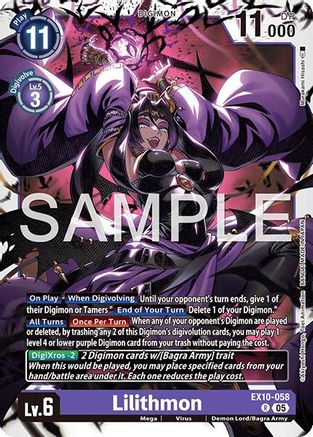 Lilithmon (EX10-058) - [Sinister Order] Foil