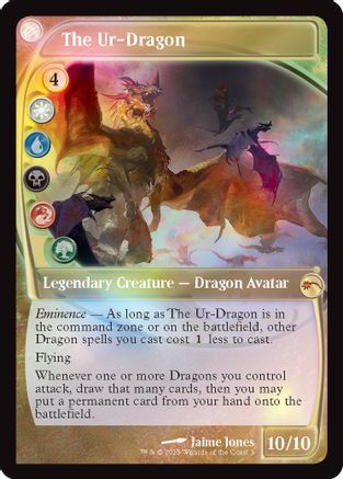 The Ur-Dragon (Retro Frame)  [Foil]  (SLD-003) - [Secret Lair Drop Series] - Trinity Hobby