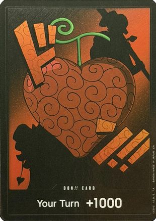 DON!! Card (Op-Op Fruit) (Devil Fruits Collection Vol. 3) - [One Piece Promotion Cards] Foil - Trinity Hobby