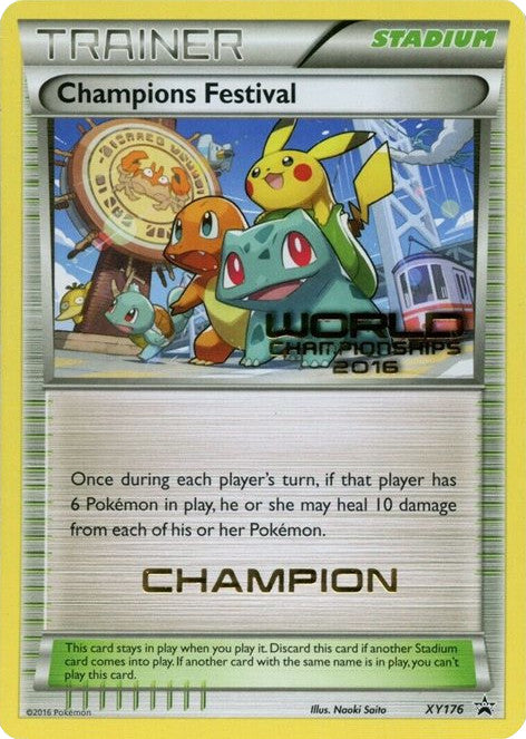 Champions Festival (XY176) (2016 Champion) [XY: Black Star Promos] - Trinity Hobby