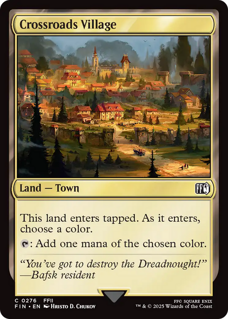 Crossroads Village  (FIN-276) - [FINAL FANTASY] - Trinity Hobby