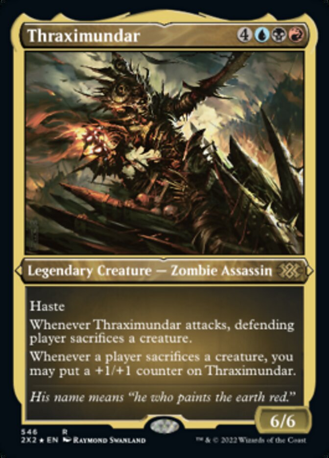 Thraximundar (Foil Etched) [Double Masters 2022] - Trinity Hobby