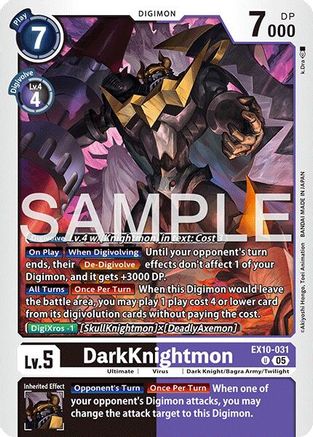 DarkKnightmon (EX10-031) - [Sinister Order]