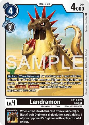 Landramon (EX10-028) - [Sinister Order] - Trinity Hobby