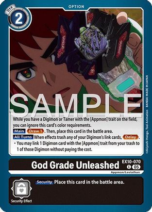 God Grade Unleashed (EX10-070) - [Sinister Order] - Trinity Hobby