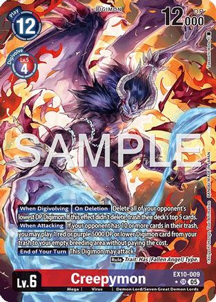 Creepymon (Alternate Art) (EX10-009) - [Sinister Order] Foil - Trinity Hobby