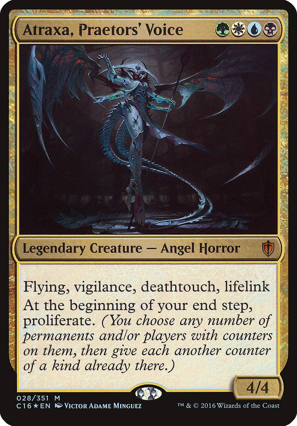 Atraxa, Praetors' Voice (Oversized) [Commander 2016 Oversized] - Trinity Hobby