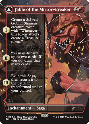 Fable of the Mirror-Breaker  (GAME-044) - [Game Day & Store Championship Promos] - Trinity Hobby