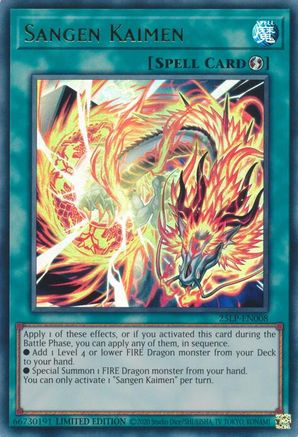 Sangen Kaimen [25LP-EN008] - Limited Pack World Championship 2025 Limited - Ultra Rare - Trinity Hobby