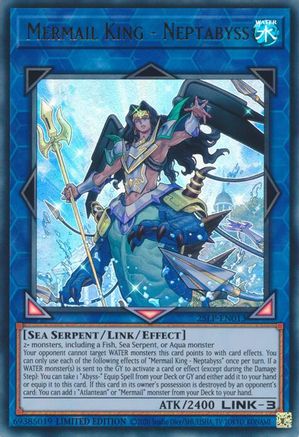 Mermail King - Neptabyss [25LP-EN013] - Limited Pack World Championship 2025 Limited - Ultra Rare - Trinity Hobby
