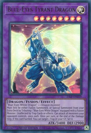Blue-Eyes Tyrant Dragon [25LP-EN019] - Limited Pack World Championship 2025 Limited - Ultra Rare