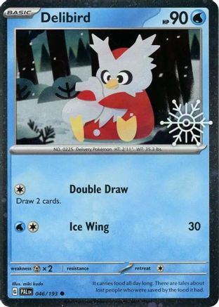 Delibird (Holiday Calendar)  - (046) Holofoil [Miscellaneous Cards & Products] - Trinity Hobby