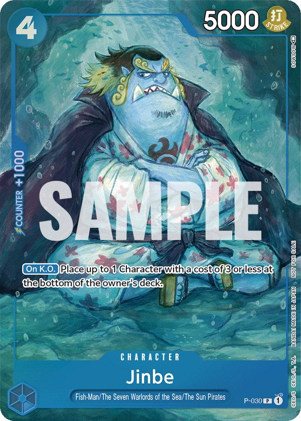 Jinbe (Event Pack Vol. 1) (P-030) - [One Piece Promotion Cards] Foil - Trinity Hobby
