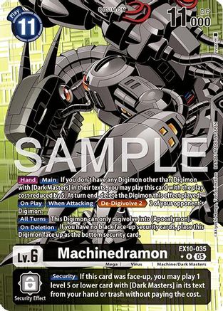 Machinedramon (Alternate Art) (EX10-035) - [Sinister Order] Foil - Trinity Hobby