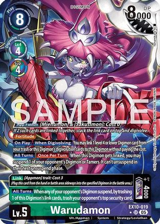 Warudamon (Alternate Art) (EX10-019) - [Sinister Order] Foil - Trinity Hobby