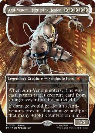 Anti-Venom, Horrifying Healer (Borderless)  [Foil]  (MEDIA-001) - [Media Promos] - Trinity Hobby