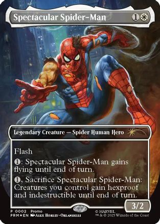 Spectacular Spider-Man (Borderless)  [Foil]  (MEDIA-002) - [Media Promos] - Trinity Hobby