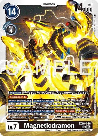 Magneticdramon (EX10-036) - [Sinister Order] Foil