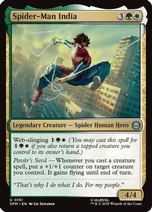 Spider-Man India  [Foil]  (SPM-151) - [Marvel's Spider-Man] - Trinity Hobby
