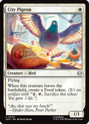 City Pigeon  [Foil]  (SPM-004) - [Marvel's Spider-Man] - Trinity Hobby