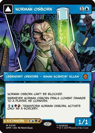 Norman Osborn (Borderless)  [Foil]  (SPM-220) - [Marvel's Spider-Man] - Trinity Hobby