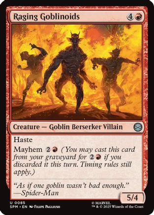 Raging Goblinoids  [Foil]  (SPM-085) - [Marvel's Spider-Man] - Trinity Hobby