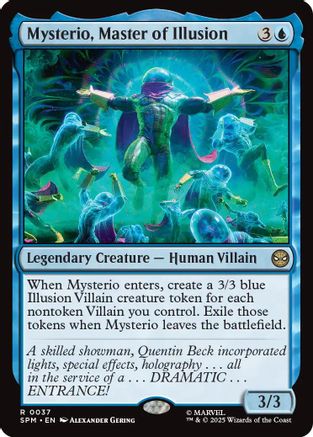 Mysterio, Master of Illusion  [Foil]  (SPM-037) - [Marvel's Spider-Man] - Trinity Hobby