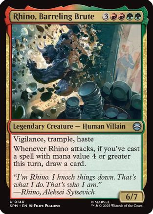 Rhino, Barreling Brute  (SPM-140) - [Marvel's Spider-Man] - Trinity Hobby