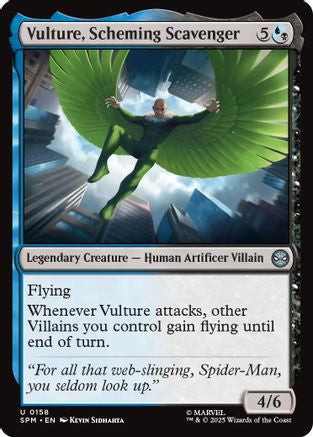 Vulture, Scheming Scavenger  [Foil]  (SPM-158) - [Marvel's Spider-Man] - Trinity Hobby