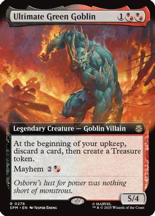 Ultimate Green Goblin (Extended Art)  [Foil]  (SPM-276) - [Marvel's Spider-Man] - Trinity Hobby