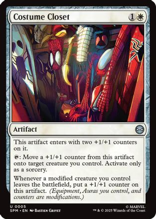 Costume Closet  [Foil]  (SPM-005) - [Marvel's Spider-Man] - Trinity Hobby