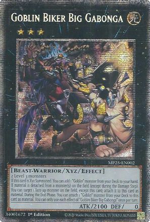 Goblin Biker Big Gabonga [MP25-EN002] - 2025 Mega-Pack 1st Edition - Starlight Rare - Trinity Hobby
