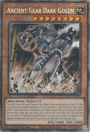 Ancient Gear Dark Golem [MP25-EN003] - 2025 Mega-Pack 1st Edition - Starlight Rare - Trinity Hobby