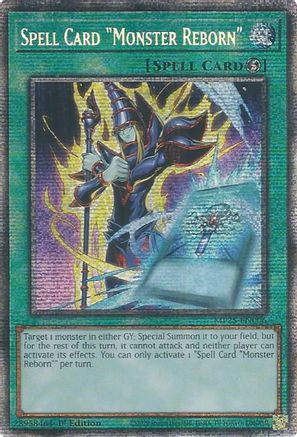 Spell Card "Monster Reborn" [MP25-EN006] - 2025 Mega-Pack 1st Edition - Starlight Rare - Trinity Hobby