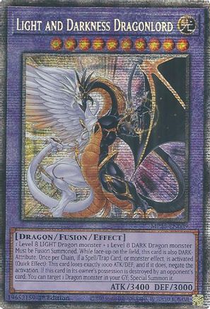 Light and Darkness Dragonlord [MP25-EN009] - 2025 Mega-Pack 1st Edition - Starlight Rare - Trinity Hobby