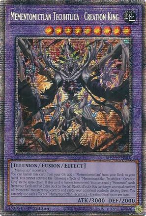 Mementomictlan Tecuhtlica - Creation King [MP25-EN010] - 2025 Mega-Pack 1st Edition - Starlight Rare - Trinity Hobby