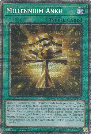 Millennium Ankh [MP25-EN011] - 2025 Mega-Pack 1st Edition - Starlight Rare - Trinity Hobby