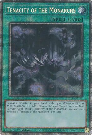 Tenacity of the Monarchs [MP25-EN025] - 2025 Mega-Pack 1st Edition - Starlight Rare - Trinity Hobby