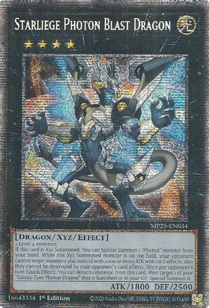 Starliege Photon Blast Dragon [MP25-EN034] - 2025 Mega-Pack 1st Edition - Starlight Rare - Trinity Hobby
