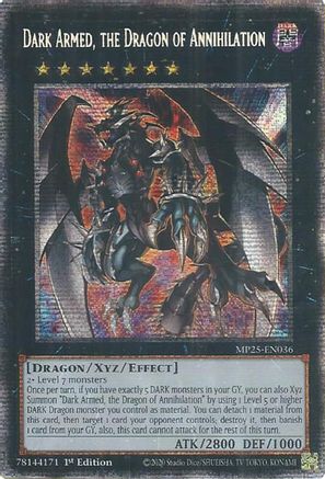 Dark Armed, the Dragon of Annihilation [MP25-EN036] - 2025 Mega-Pack 1st Edition - Starlight Rare - Trinity Hobby