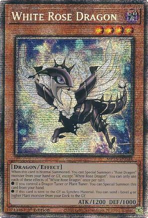 White Rose Dragon [MP25-EN038] - 2025 Mega-Pack 1st Edition - Starlight Rare - Trinity Hobby