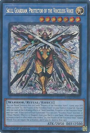 Skull Guardian, Protector of the Voiceless Voice [MP25-EN055] - 2025 Mega-Pack 1st Edition - Prismatic Secret Rare - Trinity Hobby